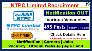 NTPC Engineering Executive Trainee 2023: Applications begin for 495 posts at ntpc.co.in; How to apply