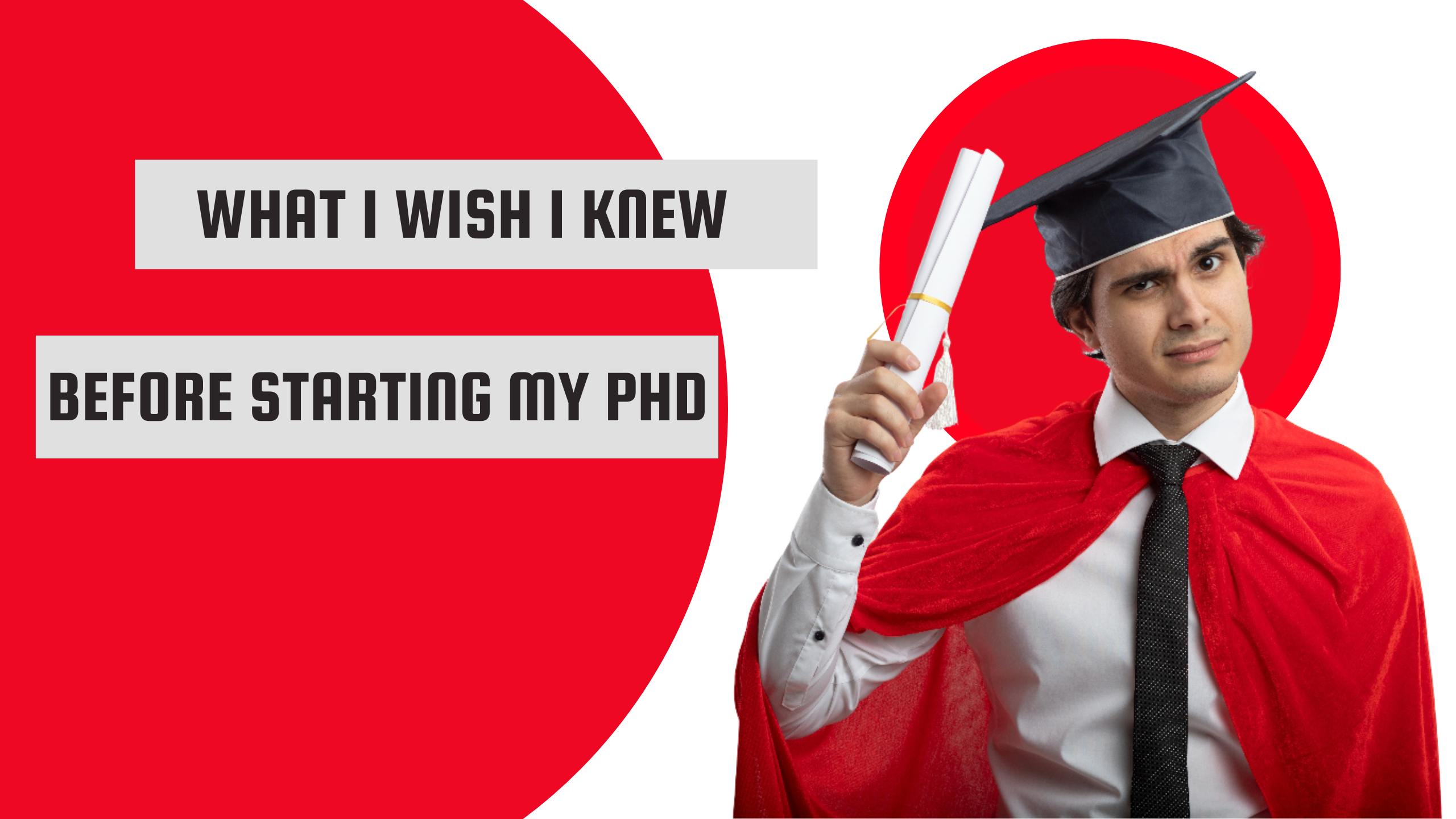 What I Wish I Knew Before Starting My PhD