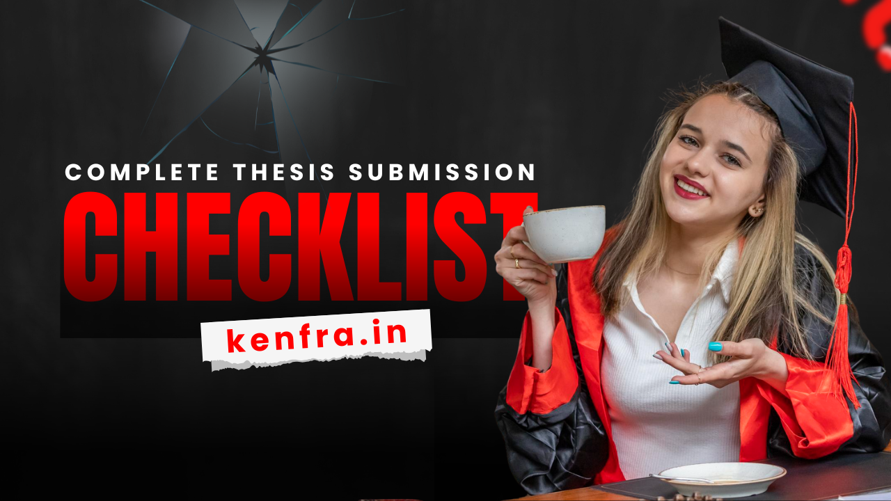 Complete Thesis Submission Checklist: From Printing to Binding