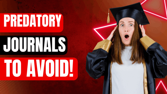 avoid predatory journals