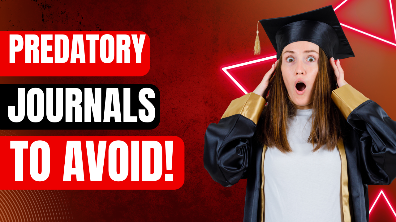 avoid predatory journals
