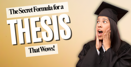 how to write a thesis