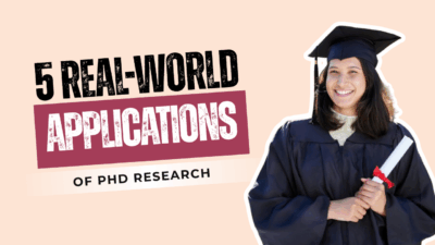real-world applications of PhD research