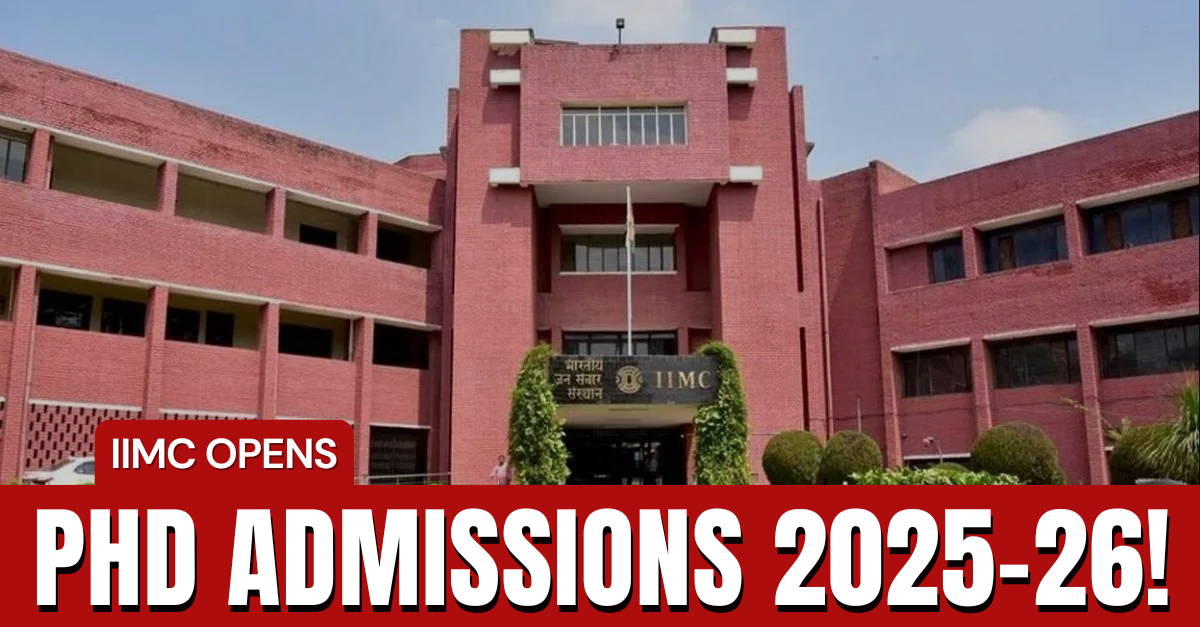 IIMC PhD Admissions 2025–26