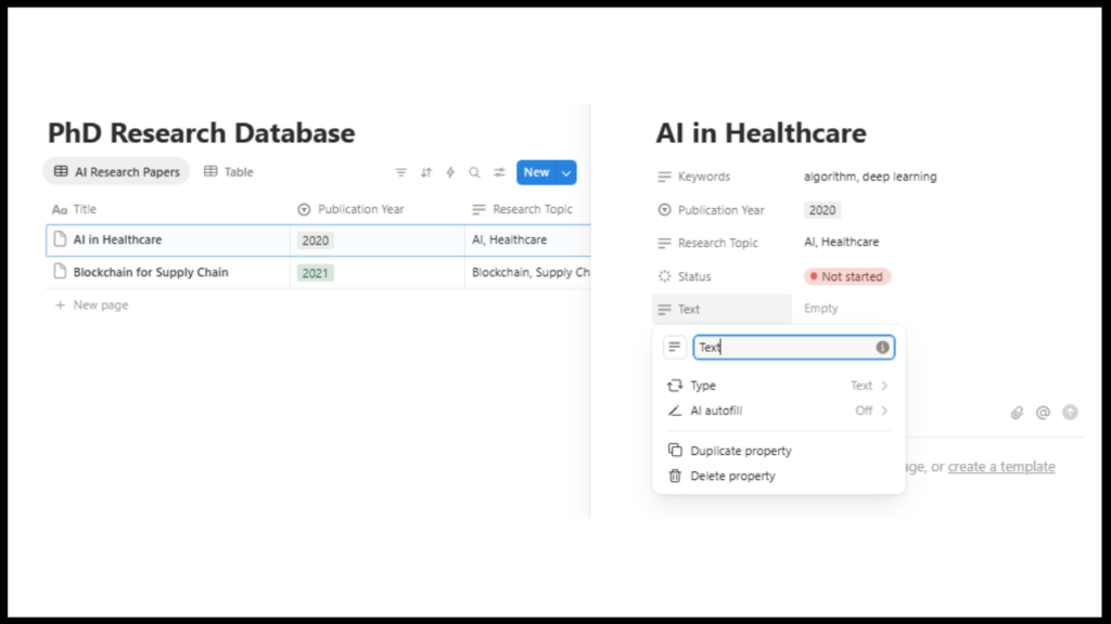 Linking Research Notes to Research Papers