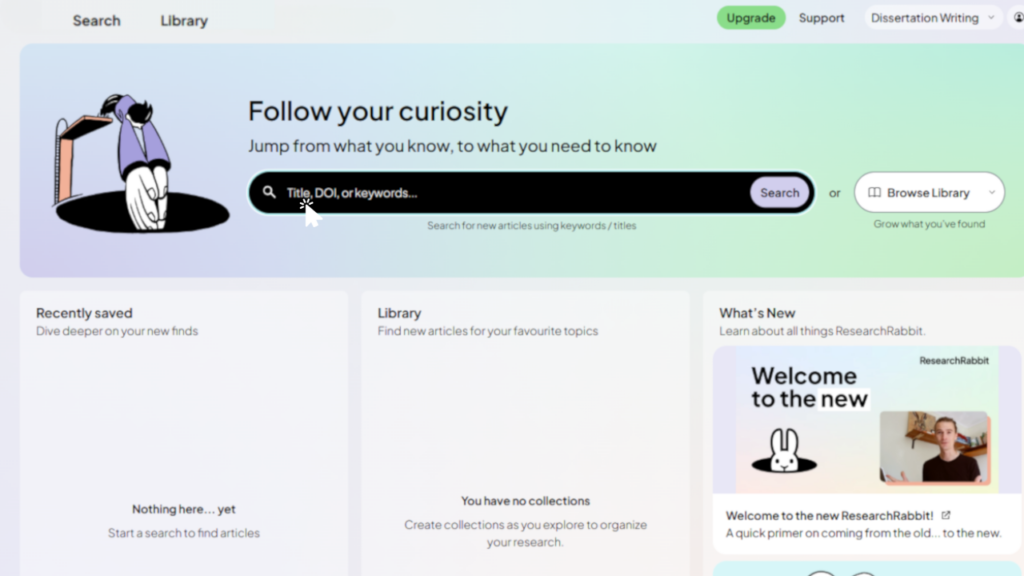 how to use research rabbit