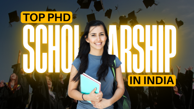 phd scholarships in india