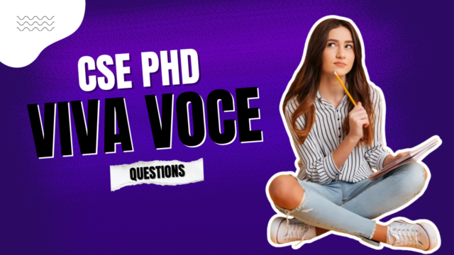 phd viva voce questions