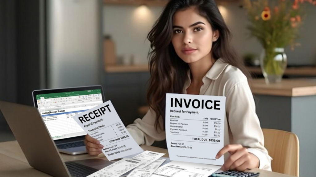 are receipts and invoices the same thing