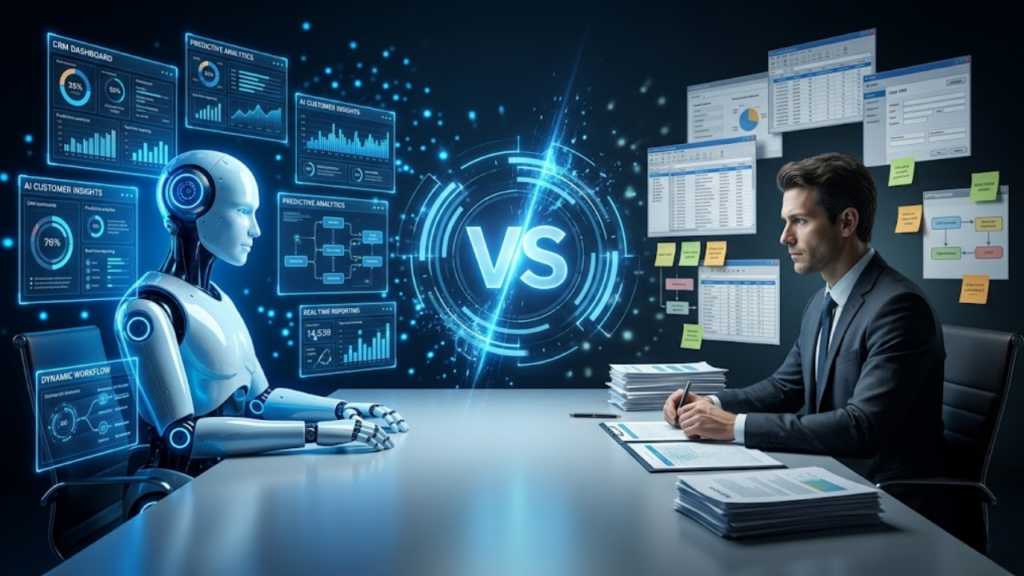 AI CRM and Traditional CRM